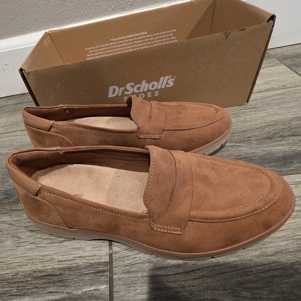 Dr. Scholl's Women's Brown Slip-On Loafers - Picture 5 of 6